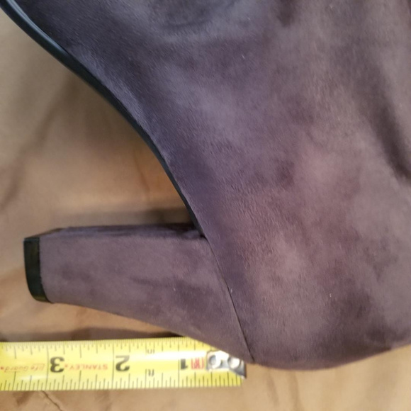 Aerosoles Grey Suede Boots - Picture 7 of 8